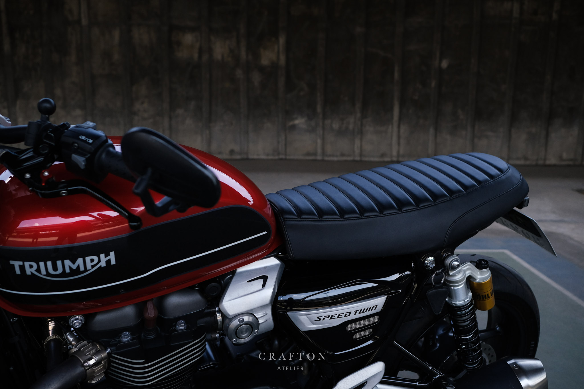 'RamblerR' Triumph Custom Seat for Triumph Speed Twin